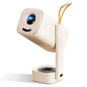 WiFi 및 블루투스, 돌비 오디오 터보 소닉 베이스, 오토 포커스 키스톤, HDR10이 탑재된 네이티브 1080 FHD, 야외 실내용 휴대용 프로젝터 Yaber T1 Pro2 미니