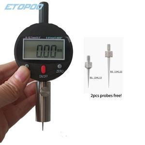 디지털 디지털 디스플레이 캡 깊이 다이얼 게이지 고정밀 IP54 측정기 12.7mm 0.01mm