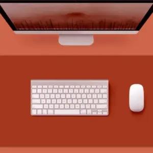 데스크패드 버건디 책상매트 버건디책상패드 대형매트 60X30 (WFKHK6O)