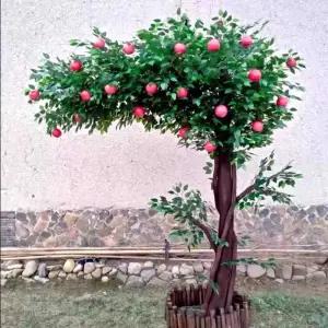 인조 오렌지 나무 장식 카페 제주도 귤나무 인조목 인테리어