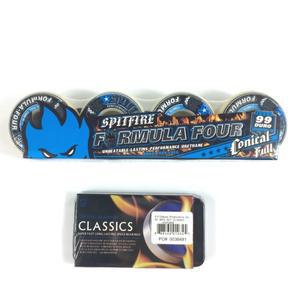 스케이트 보드 휠 53*32mm bule 폴리 우레탄 고탄성 전문 베어링 Spitfire 99D 경도 포뮬러