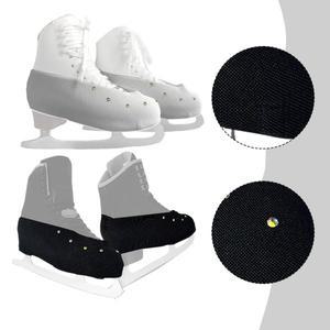 아이스 스케이트 신발 커버 부츠 피겨 블랙 보호