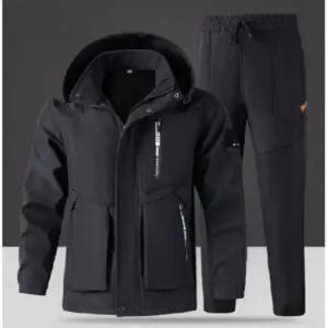 남자 기모 작업복 상하 전술 세트 겨울 방풍 방수 근무복