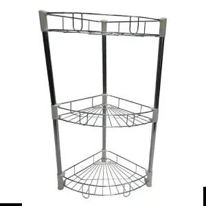 욕실장 청소세탁세제 진열정리 스탠딩 욕실선반 3단