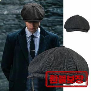 봄 가을 클래식 헤링본 베레모 토미 셸비 모자 레트로 영국 뉴스보이 모자 개츠비 팔각형 모자 NZ295