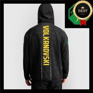 2026년 신상 복싱 트레이닝 후디 남성용 UFC 제니스 블랙/골드 알렉산더 볼카노프스키 파이트 챔피언 풀-지