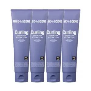 미쟝센 컬링 퍼퓸 헤어 에센스2X 볼륨 컬크림 230ml 대용량 x 4개