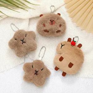 모든 카피바라 인형 키링 동물 에어팟 핸드폰 차키 가방 키홀더 열쇠고리 우정 커플