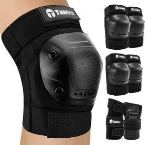 롤러 스케이팅 손목 보호대 스케이트보드를 위한 탄덴 스케이트보드 보호 장비 무릎 패드 및 팔꿈치 세트