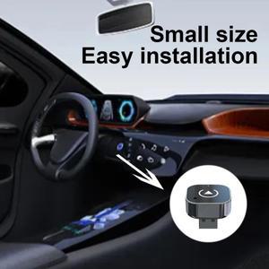 2in 1 무선 카플레이 안드로이드 호환 오토 어댑터 플러그 앤 유선 차량을 무선으로 변환하는 동글