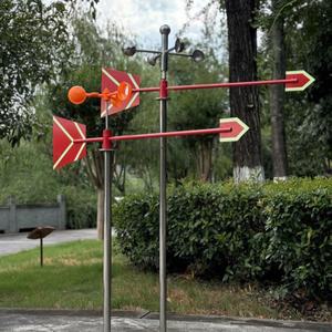 풍향계 풍속계 윈드삭 풍속 깃발 정원 야외 측정 풍향 지붕 바람자루