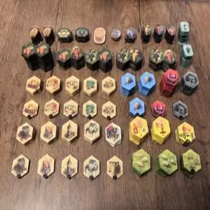 버건디의 성 SE 아크릴 토큰 대체품 업그레이드 뒷면 효과설명 포함