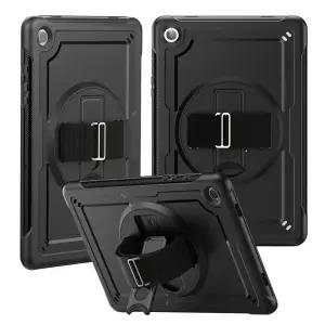 갤럭시탭 A9 플러스 케이스 디펜더 경량 아머 핸드스트랩 케이스 360도 회전 거치