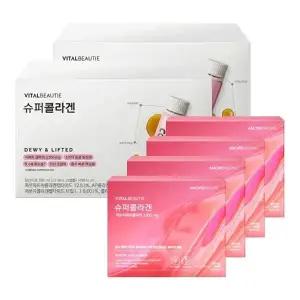 바이탈뷰티 슈퍼콜라겐 25mlX28개입X2박스+10개입X2개 / 액상 저분자 피쉬 콜라겐 펩타이드