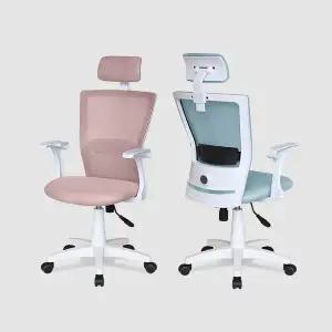 (무료배송) 보루네오 비비드 화이트바디 나비책상의자 CB5117