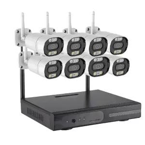 고화질 실내 방수 녹화기 간편설치 WIFI 야외 통신 세트 카메라 무선 CCTV