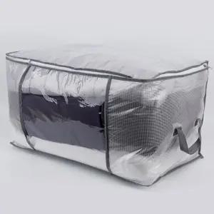 투명 PVC 이불 옷 정리가방 투명이불보관함 이불수납함 이불정리 이불가방 대형이불가방 옷장정리
