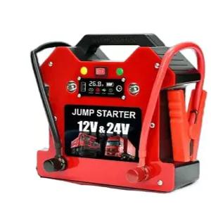 대형 점프스타터 비상시동 트럭 배터리 12v 2500a 보조 휴대 충전기