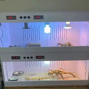 파충류 사육장 육지거북이 케이지 온도조절 도마뱀집