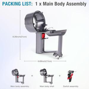 다이슨용 SAF V11 메인 바디 어셈블리 교체 부품, V11 SV14 메인 바디 모터 사이클론 어셈블리 부품 970142