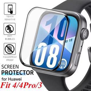 화웨이 워치핏 4 4Pro 5D 곡면 커버용 스크린 보호필름 2개, 울트라HD