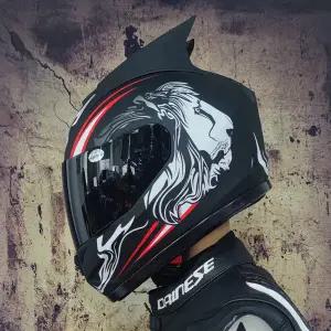 바이크 오토바이 반모헬맷 Ais 헬멧 남여공용 전기 사계절 겨울 기사 회색 개성