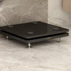 이동식스피커거치대 방진받침대 오디오스탠드 우퍼받침 스피커플랫폼 소음감소패드 방진플랫폼