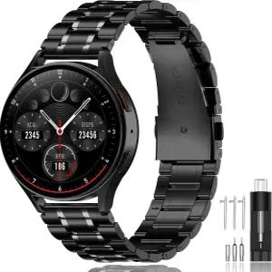 SUPLINK 스테인리스 스틸 밴드 삼성 갤럭시 워치 7 6 5 4 44mm 40mm/5 프로 45mm/갤럭시 클래식 43mm 47mm