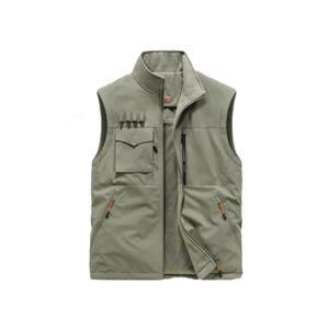 [YWSY] 남성 베스트 카메라맨 양면 착용 낚시 큰 사이즈 캐쥬얼 다포켓 기모 따뜻 보온솜 도톰한 겨울 가을 작업용 다기능 작업복 등산 여행 촬영 캠프 방자 외선 무지 M 6XL