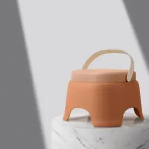 화장실 발받침대 스툴 욕실의자 용의자 베인 핸들링 샤워의자 욕조의자 비비드한 탕의자 3size