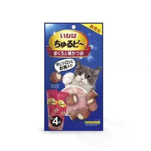 이나바 챠오 고양이 간식 져키 츄르비 참치&구운가다랑어 [QSC-271] MNS