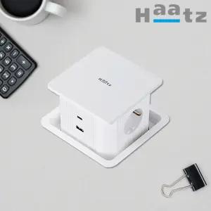 하츠 빌트인 매립형 콘센트 MC-P1321QWCM 팝업형 C타입 고속무선충전기능