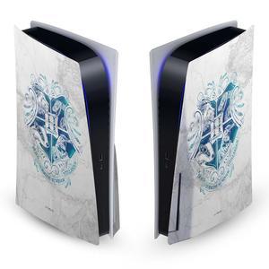헤드 케이스 디자인 공식 라이선스 해리 포터 호그와트 아구아멘티 그래픽 비닐 페이스플레이트 스티커 게이밍 스킨 데칼 커버, 소니 플레이스테이션 5 PS5 디스크 에디션 콘솔과 호환됨