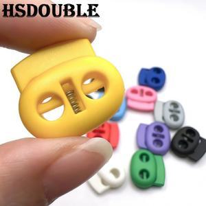 12개 플라스틱 코드락 의류 블록 가방 토글 패러코드 클립 로프 리테이너 탄성끈 스토퍼 드로스트링 액세서리용