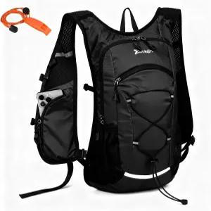 DOJUNS 하이킹 백팩 경량 여행 20L 방수 데이팩 남성용 캠핑 (블랙)