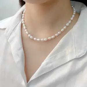 [오팔하우스] 14k 담수 진주 볼 목걸이 OPPN0655