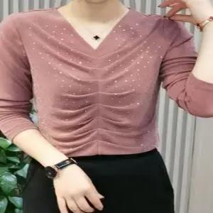 라틴 댄스복 의상 스팽글 사교 방송 라인댄스 무대의상 여성 상의 줌바댄스복 공연복 공연