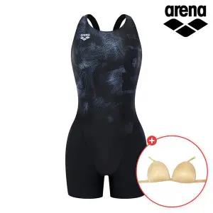 [아레나] 여성 오일드롭 3부 반신 레이서백 반전신 수영복 A5FL1PL33