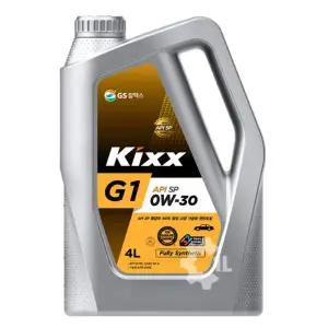 KIXX G1 0W30 4L 100% 합성 엔진오일 (가솔린LPG하이브리드)