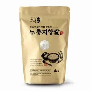 25년 햅쌀_ 찰기없는 고슬고슬한 석모도 누룽지향쌀 4kg 양말증정