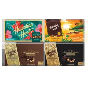 1+1 하와이안호스트 마카다미아 초콜릿 4종 골라담기(밀크/다크)