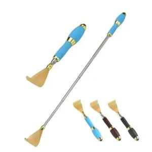 길이 조절 마사지 롤러 효자손 휴대용 안마 등긁개 소형 지압볼 어른신 노인 가정용