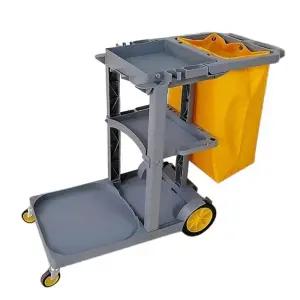 이동식 호텔 다용도 카트 끌차 청소차 객실 도구