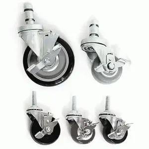 메탈랙 교체용 볼트식 바퀴 스토리지 선반 이동 바퀴