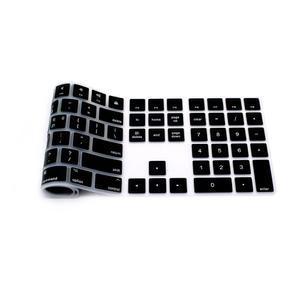 애플 매직 키보드용 실리콘 키보드 커버 스킨 프로텍터, 숫자 키패드 포함, 한국어, MQ052LL/A A1843 A 1843