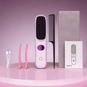도르트 무선 빗 고데기 휴대용 충전식 브러쉬