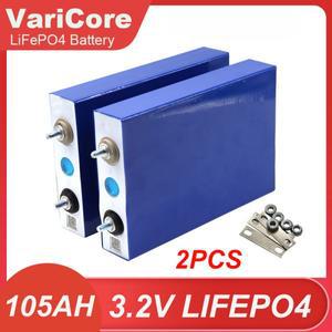 2개입 VariCore 3.2V 105Ah LiFePO4 배터리 리튬 인산철 DIY 12V 24V 전기차 태양광 인버터 보트 A급