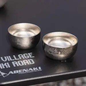 아베나키 캠핑 글램핑 소주잔 2p 미소잔 티타늄 휴대용 술잔