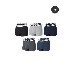 푸마 언더웨어남성 데일리 소프트 코튼 드로즈 5종 세트95-115size 1731752