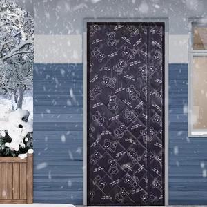 누빔커튼 방풍 우풍 차단 3중 우풍차단 겨울 누빔방한커튼 바람 3겹 벨벳 보온 흡음커튼